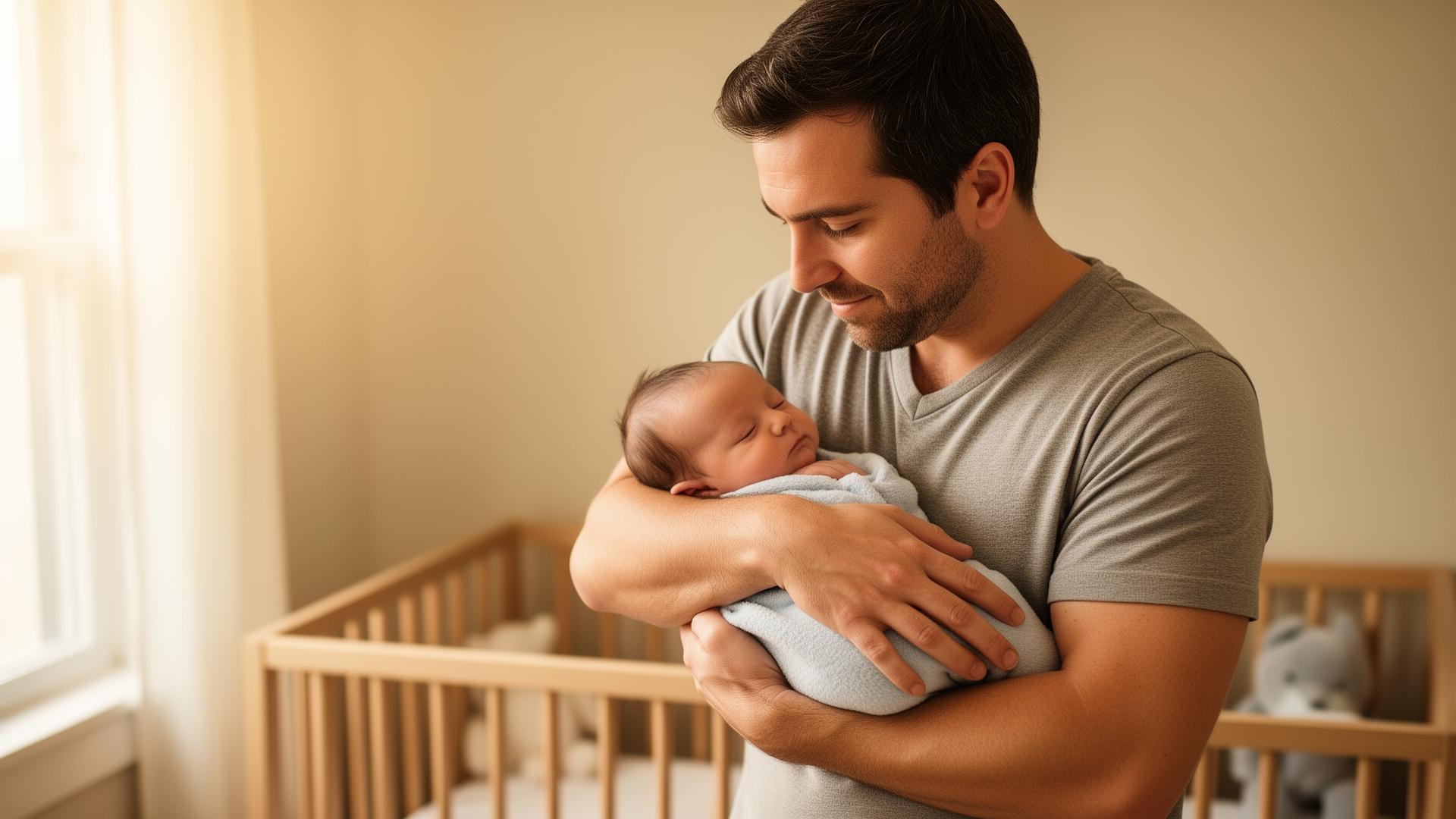Father's Ed 'new dad' journey banner.