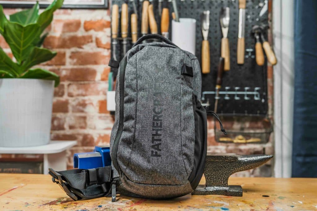 The Fathercraft Sling on a workbench